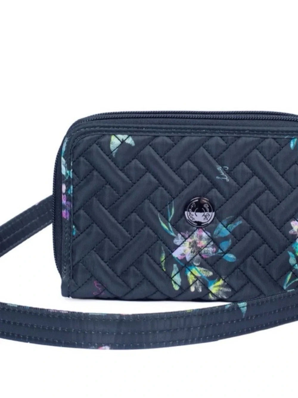 Lug Quickstep Wallet/Wristlet in Bouquet Black NWT